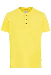 Tričko Camel Active Henley 1/2 Arm Lemon Grass
