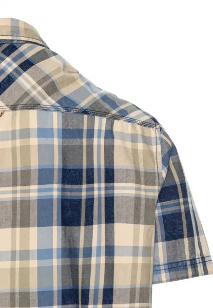 Košeľa Camel Active Shortsleeve Shirt Blue