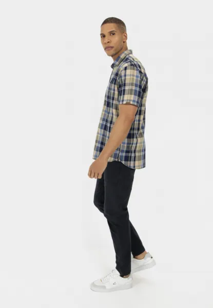 Košeľa Camel Active Shortsleeve Shirt Blue