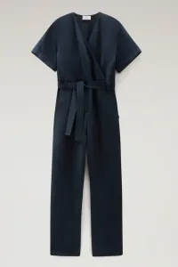 Overal Woolrich Viscose Linen Suit Melton Blue