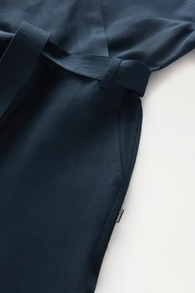Overal Woolrich Viscose Linen Suit Melton Blue