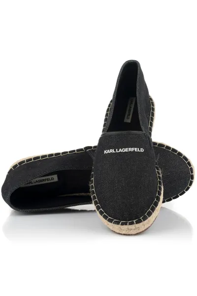 Espadrilky Karl Lagerfeld Kamino Injekt Lo Slip On Denim W/Black