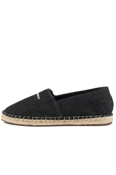 Espadrilky Karl Lagerfeld Kamino Injekt Lo Slip On Denim W/Black