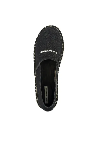 Espadrilky Karl Lagerfeld Kamino Injekt Lo Slip On Denim W/Black