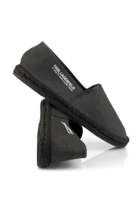 Espadrilky Karl Lagerfeld Kamino Locator Slip On Black Canvas