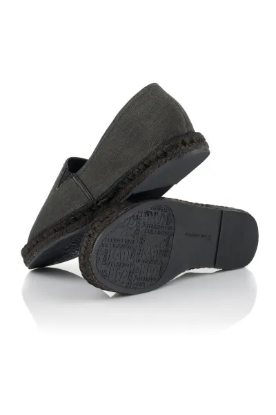 Espadrilky Karl Lagerfeld Kamino Locator Slip On Black Canvas