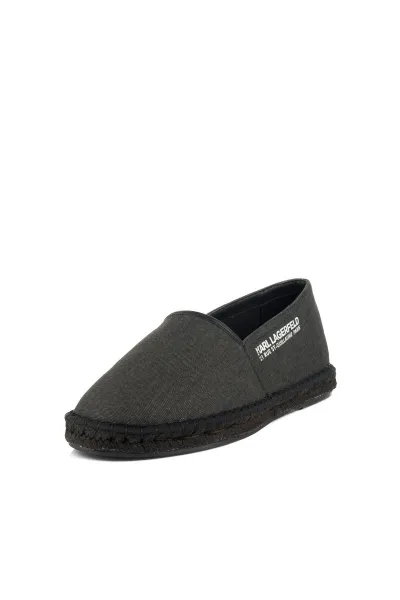 Espadrilky Karl Lagerfeld Kamino Locator Slip On Black Canvas