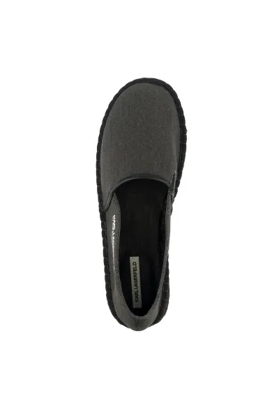 Espadrilky Karl Lagerfeld Kamino Locator Slip On Black Canvas