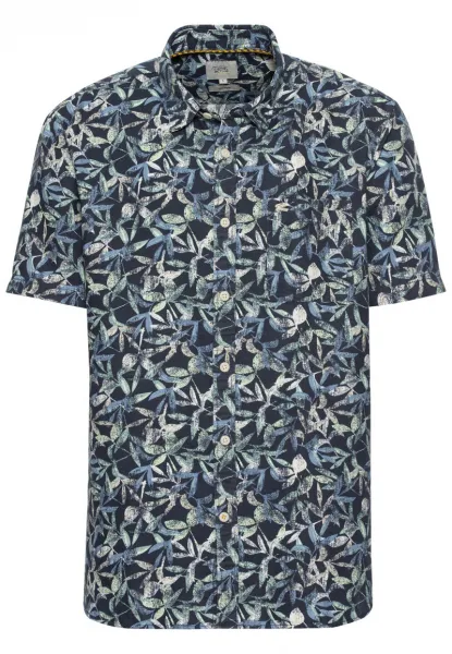 Košeľa Camel Active Shortsleeve Shirt Teal/Greengreen