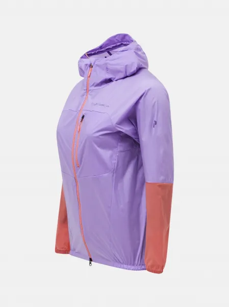 Bunda Peak Performance W Vislight Wind Jacket Bougainvillea