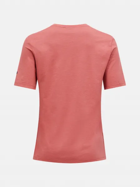 Tričko Peak Performance W Explore Logo Tee Trek Pink