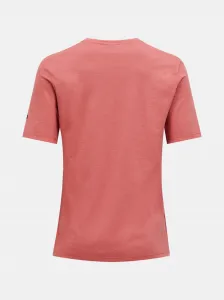 Tričko Peak Performance W Explore Logo Tee Trek Pink