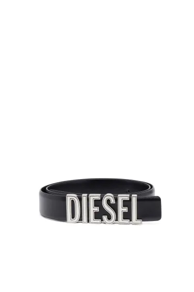 Opasok Diesel Diesel Logo B-Diesel Rivets Be Black