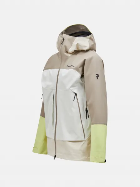 Bunda Peak Performance M Vislight Gore Tex C Kni Avid Beige