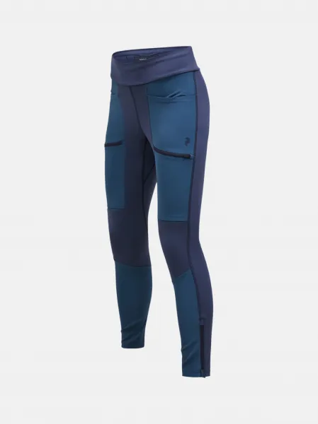 Legíny Peak Performance W Vislight Track Tights Salute Blue