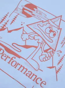 Tričko Peak Performance W Explore Graphic Tee Amity Blue