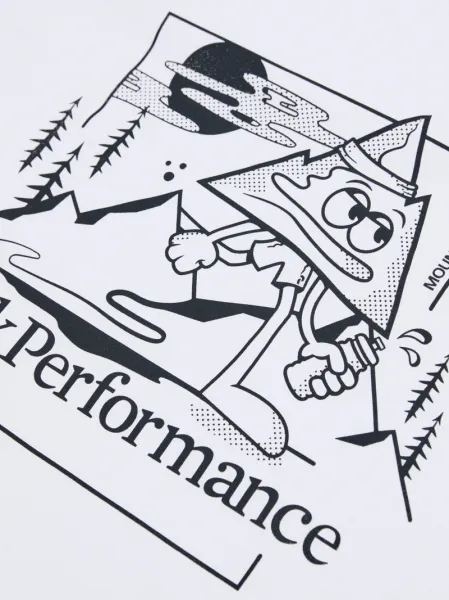 Tričko Peak Performance W Explore Graphic Tee White