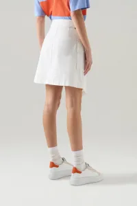 Sukňa Woolrich Cotton Twill Skirt Plaster White