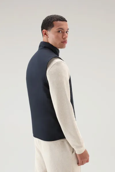 Vesta Woolrich Pacific Vest Melton Blue