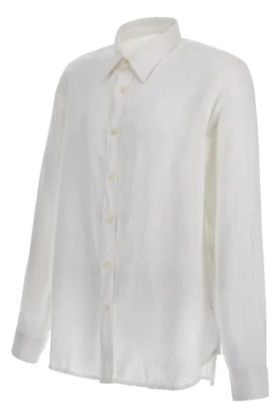 Košeľa Woolrich Linen Shirt Bright White