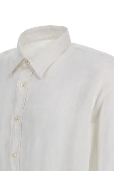 Košeľa Woolrich Linen Shirt Bright White