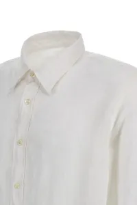 Košeľa Woolrich Linen Shirt Bright White