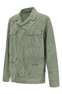 Bunda Woolrich Tropical Print Overshirt Sage Flower