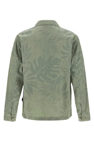 Bunda Woolrich Tropical Print Overshirt Sage Flower