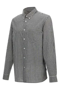 Košeľa Woolrich Poplin Madras Shirt Micro Check Blue