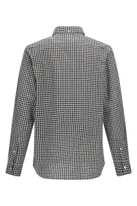 Košeľa Woolrich Poplin Madras Shirt Micro Check Blue