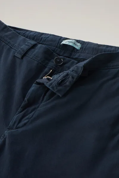 Nohavice Woolrich Classic Chino Pant Melton Blue