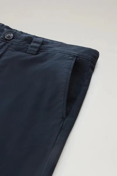 Nohavice Woolrich Classic Chino Pant Melton Blue