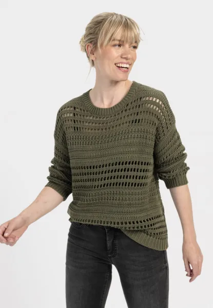 Sveter Camel Active Knitwear Green