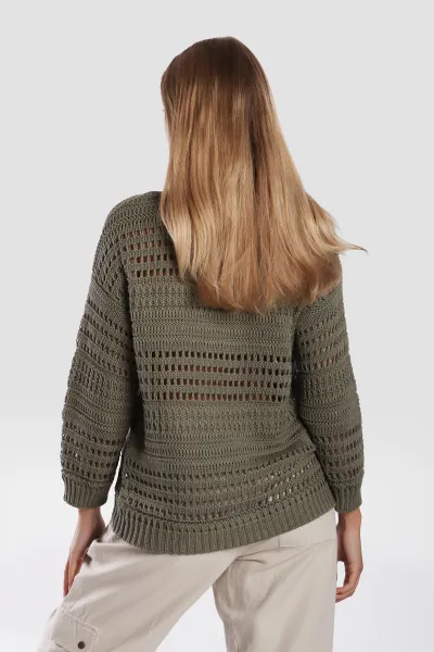 Sveter Camel Active Knitwear Green