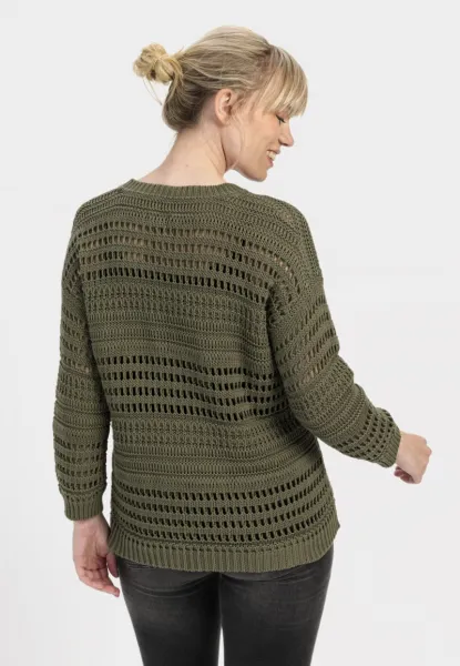 Sveter Camel Active Knitwear Green