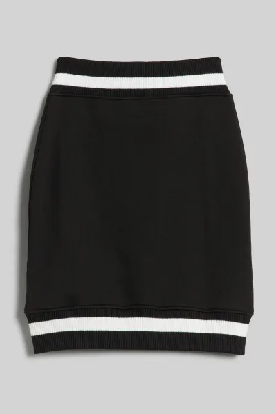 Sukňa Karl Lagerfeld Varsity Skirt Black