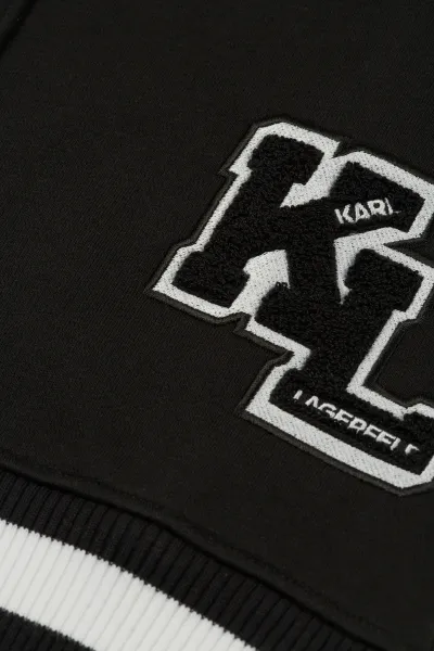 Sukňa Karl Lagerfeld Varsity Skirt Black