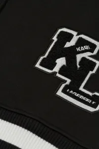 Sukňa Karl Lagerfeld Varsity Skirt Black