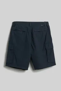 Šortky Woolrich Gabardine Cargo Short Melton Blue