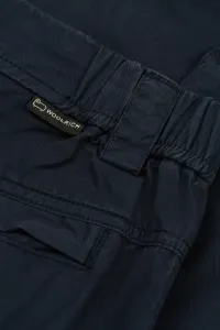 Šortky Woolrich Gabardine Cargo Short Melton Blue