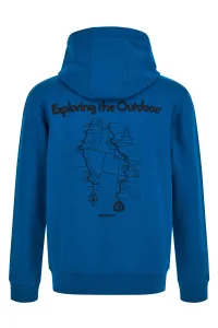 Mikina Woolrich Trail Hoodie Snorkel Blue