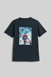 Tričko Woolrich Outdoor T-Shirt Melton Blue