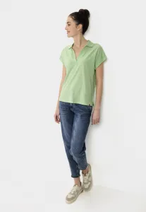 Polokošeľa Camel Active T-Shirt Teal/Greengreen