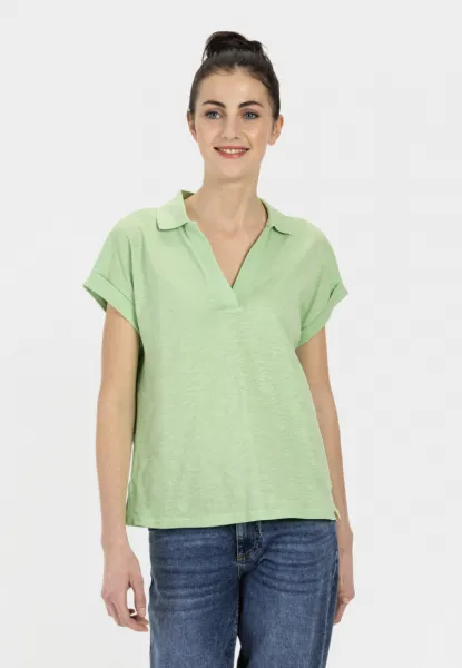 Polokošeľa Camel Active T-Shirt Teal/Greengreen