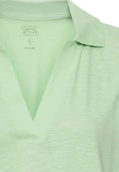Polokošeľa Camel Active T-Shirt Teal/Greengreen