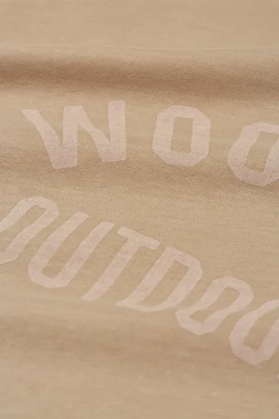 Tričko Woolrich Light Garment Dyed T-Shirt Rope