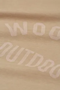 Tričko Woolrich Light Garment Dyed T-Shirt Rope