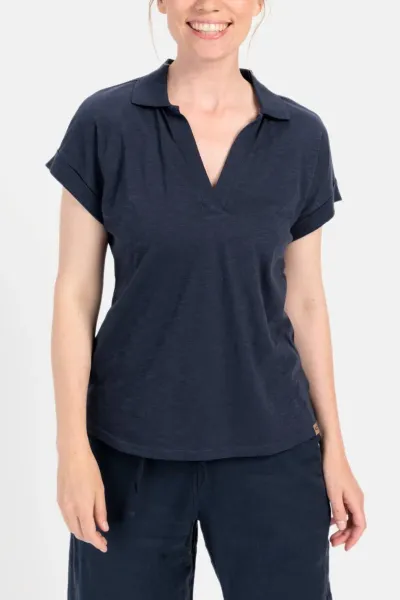 Polokošeľa Camel Active T-Shirt Dark Indigo