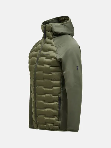 Bunda Peak Performance M Argon Hybrid Hood Pine Needle