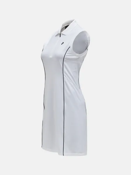 Šaty Peak Performance W Pique Dress White